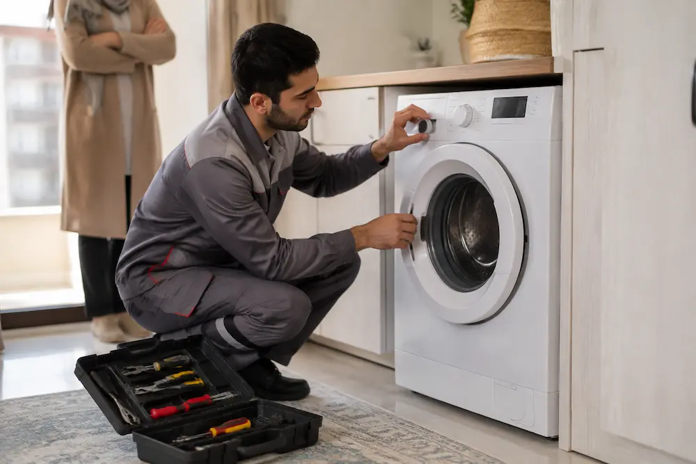 هزینه تعمیر ماشین لباسشویی بکو در تهران چقدر است؟